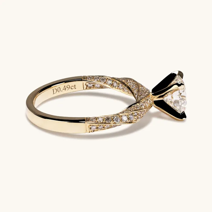 Rings Happy Jewelers 120 Round Lab Diamond Engagement Ring