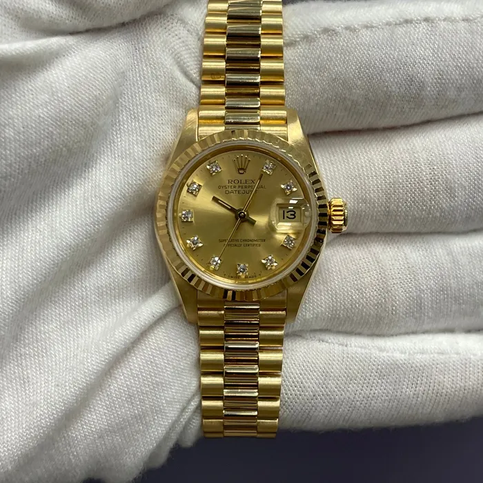 Rolex Datejust 26mm Champagne Dial Watch Ref 69178 Happy Jewelers Watches Rolex Datejust 26mm Champagne Dial Watch Ref 69178 Happy Jewelers Watches