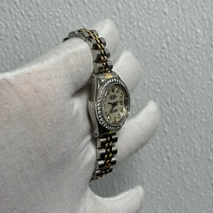 Rolex Datejust 26mm MOP Dial Watch Ref 69173 Happy Jewelers Watches Rolex Datejust 26mm MOP Dial Watch Ref 69173 Happy Jewelers Watches