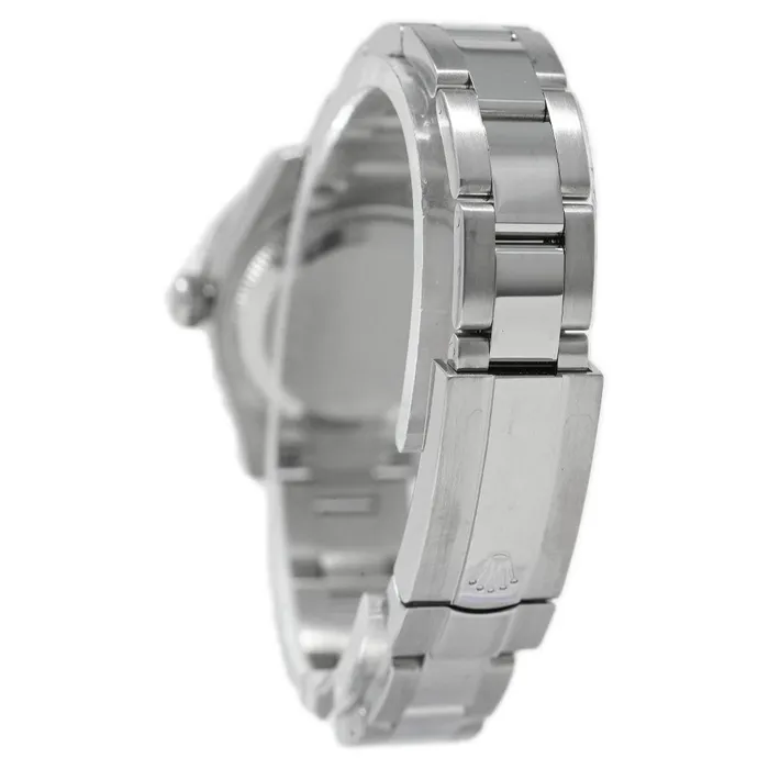 Rolex Ladies Oyster Perpetual 26mm White MOP Diamond Dial Watch Reference 176200 Happy Jewelers Watches