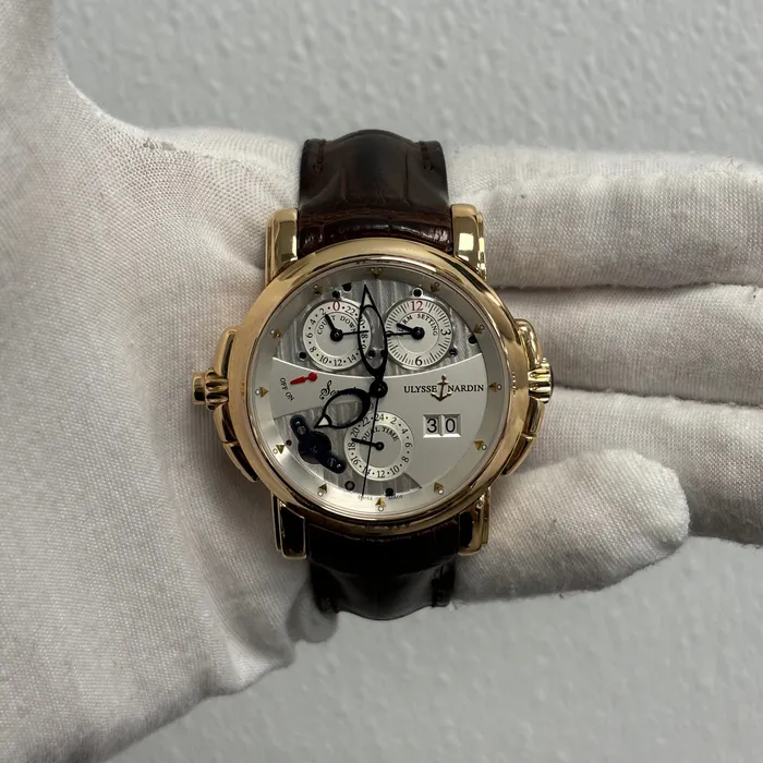 Ulysse Nardin Sonata 42mm Silver Dial Watch Ref 67688 HJ Watches Ulysse Nardin Sonata 42mm Silver Dial Watch Ref 67688 HJ Watches