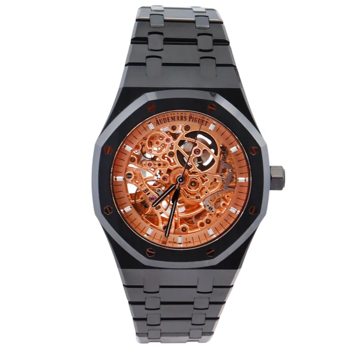 Watches Happy Jewelers Audemars Piguet Royal Oak 41mm Pink Dial Watch Ref 15416CEOO1225CE02