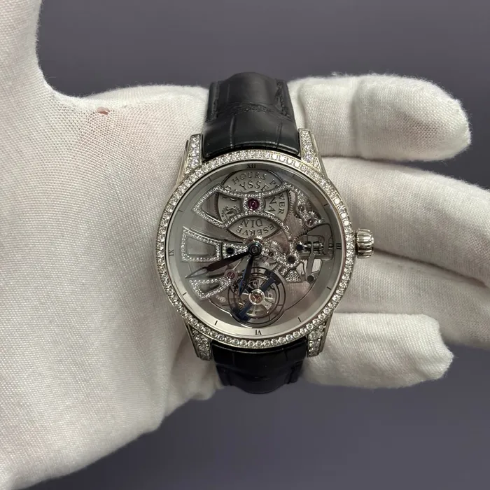 Watches Happy Jewelers Harry Winston Classic 44mm Skeleton Dial Watch Ref 1700129BC Watches Happy Jewelers Harry Winston Classic 44mm Skeleton Dial Watch Ref 1700129BC