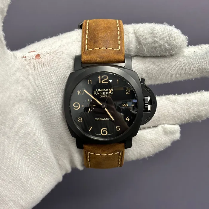 Watches Happy Jewelers Panerai Luminor 44mm Black Dial Watch Ref PAM00441 Watches Happy Jewelers Panerai Luminor 44mm Black Dial Watch Ref PAM00441