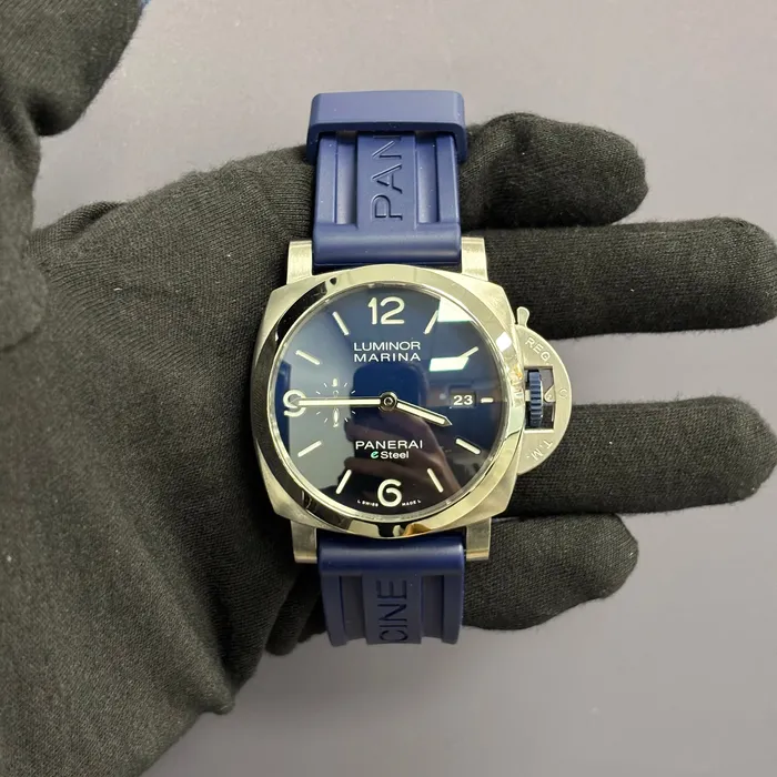 Watches Happy Jewelers Panerai Luminor 44mm Blue Dial Watch Ref PAM01157 Watches Happy Jewelers Panerai Luminor 44mm Blue Dial Watch Ref PAM01157
