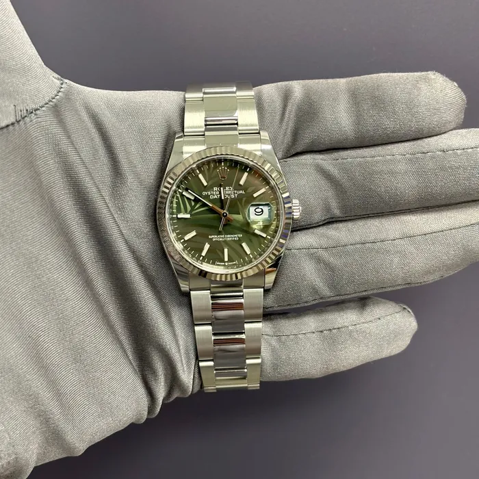 Watches Happy Jewelers Rolex Datejust 36mm Green Dial Watch Ref 126234 Watches Happy Jewelers Rolex Datejust 36mm Green Dial Watch Ref 126234