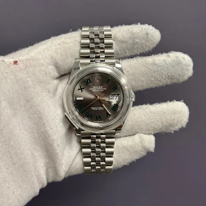 Watches Happy Jewelers Rolex Datejust 41mm Wimbledon Dial Watch Ref 126300 Watches Happy Jewelers Rolex Datejust 41mm Wimbledon Dial Watch Ref 126300