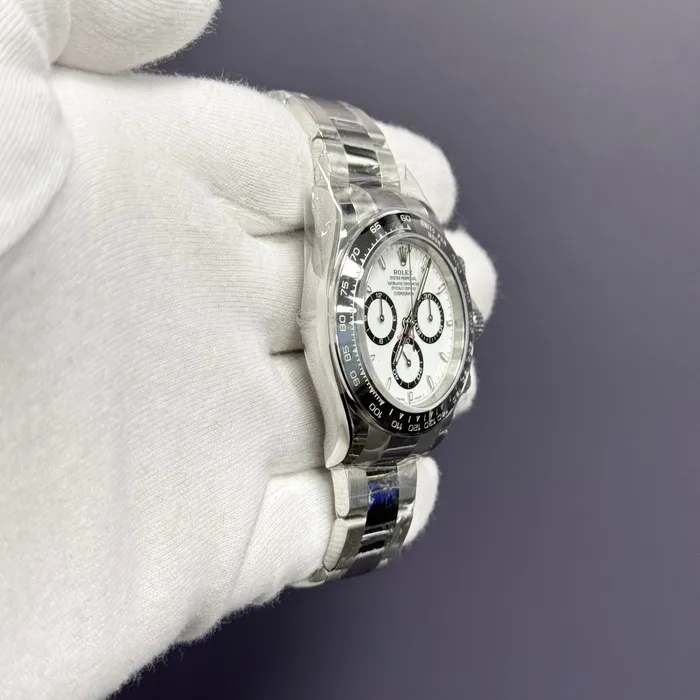 Watches Happy Jewelers Rolex Daytona 40mm White Dial Watch Ref 126500LN Watches Happy Jewelers Rolex Daytona 40mm White Dial Watch Ref 126500LN