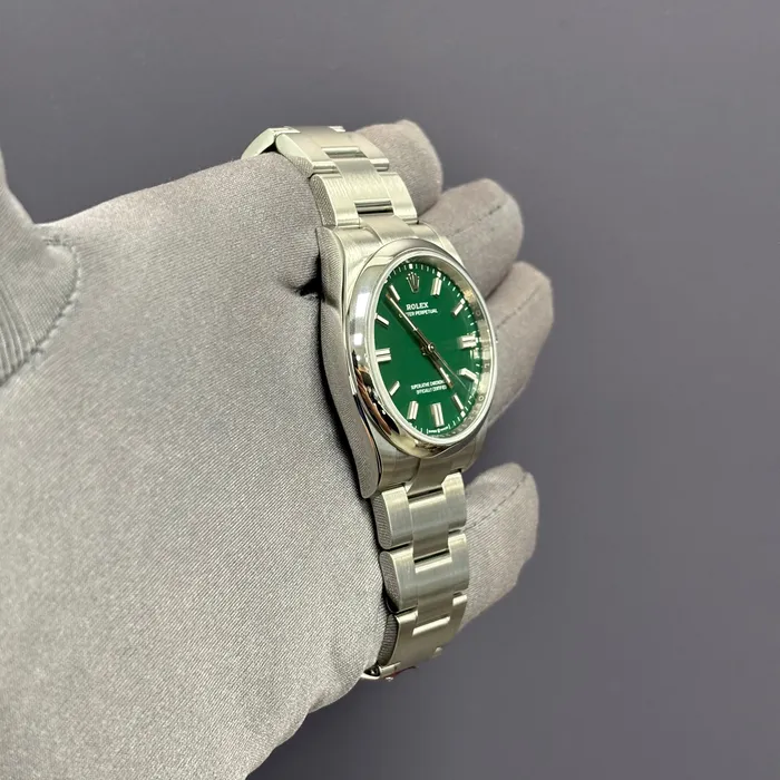Watches Happy Jewelers Rolex Oyster Perpetual 36mm Green Dial Watch Ref 126000 Watches Happy Jewelers Rolex Oyster Perpetual 36mm Green Dial Watch Ref 126000