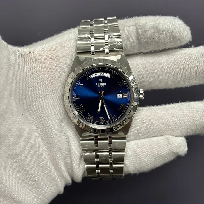 Watches Happy Jewelers Tudor Royal 41mm Blue Dial Watch Ref 28600 Watches Happy Jewelers Tudor Royal 41mm Blue Dial Watch Ref 28600