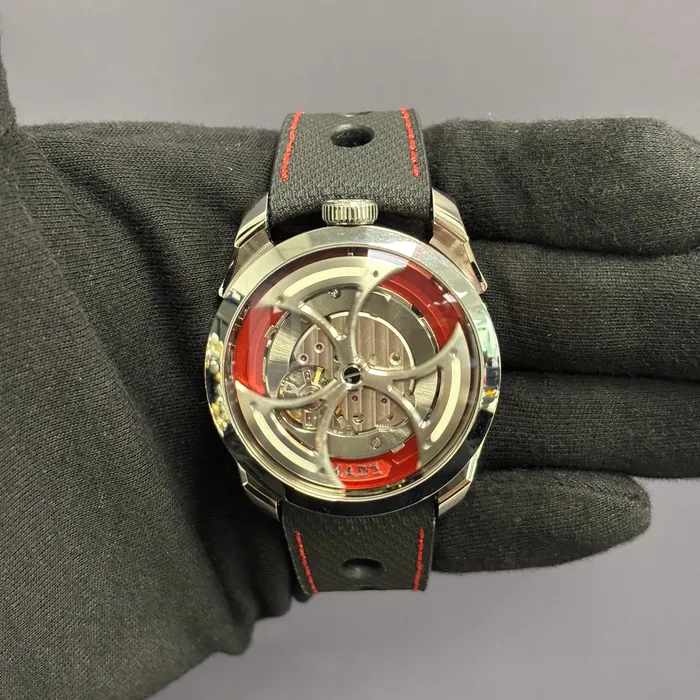 Watches MBF MAD 1 42mm Openwork Dial Watch Reference MAD 1 Happy Jewelers Watches MBF MAD 1 42mm Openwork Dial Watch Reference MAD 1 Happy Jewelers