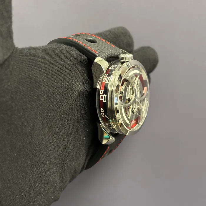Watches MBF MAD 1 42mm Openwork Dial Watch Reference MAD 1 Happy Jewelers Watches MBF MAD 1 42mm Openwork Dial Watch Reference MAD 1 Happy Jewelers