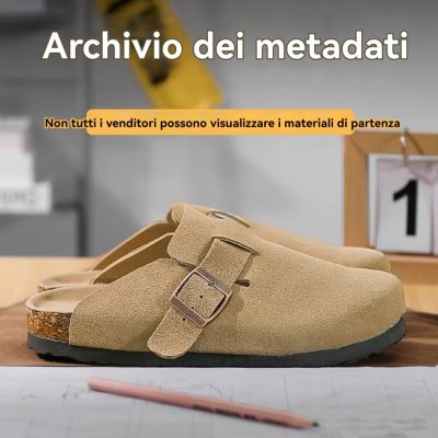 Pantofole In Panno 12 Mt  | Pantofole Uomo Scarpe Pantofole