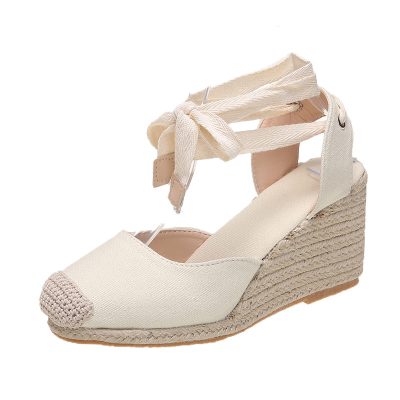 Sandali Espadrillas Marroni Con Zeppa E Fibbia Sun 322290  | Sandali Donna Donna Donna